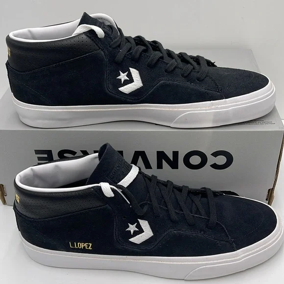 Converse Black High-Top Men's Shoes 171331C
LOUIE LOPEZ PRO MID BLACK/BLACK/WHIT - Picture 3 of 16